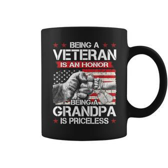 Us Army Veterans Being Veteran Grandpa Fathers Day Dad Men Gift For Mens Coffee Mug | Mazezy