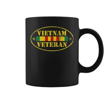 US Army Vietnam Veteran American Flag Soldier Vietnam War Coffee Mug - Seseable
