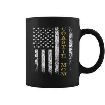 US Coast Guard Uscg Coastie Mom Flag Coffee Mug - Seseable