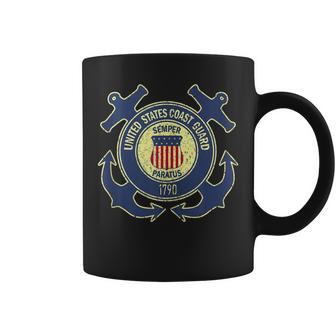 US Coast Guard Veteran Gift Red Friday Patriotic Coffee Mug - Seseable