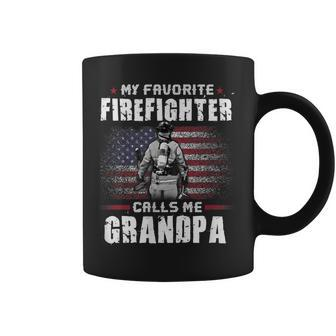 Us Flag Patriot Firefighter Grandpa Gift For Mens Coffee Mug | Mazezy