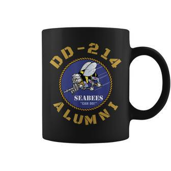 Us Navy Dd214 Gift Veteran Seabees Dd214 Retired Military Coffee Mug | Mazezy