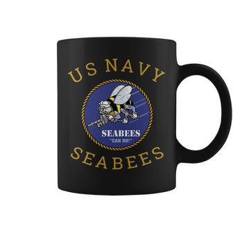 Us Navy Seabee Us Seabees Veteran Gift Coffee Mug | Mazezy