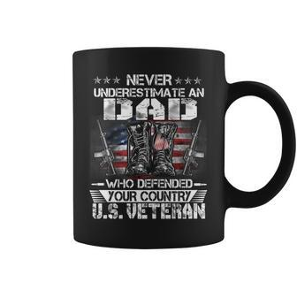 Us Veteran Dad Veterans Day Us Patriot Patriotic Coffee Mug - Seseable