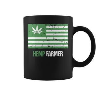 Usa Hemp Farming Organic Horticulture Hemp Farmer Coffee Mug - Seseable