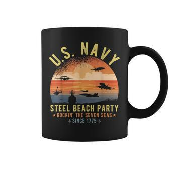 Usa Navy Sl Beach Rockin The Seven Seas Party Since 1775 Coffee Mug | Mazezy