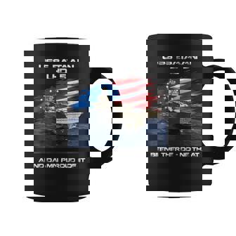 Uss Bataan Lhd-5 Amphibious Assault Ship Usa Flag Veteran Coffee Mug - Seseable