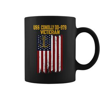 Uss Conolly Dd-979 Destroyer Veteran Day Fathers Day Dad Son Coffee Mug - Seseable