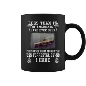 Uss Forrestal Cv-59 Aircraft Carrier Coffee Mug - Seseable