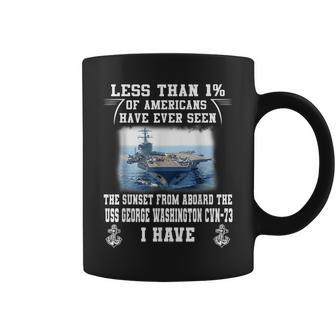 Uss George Washington Cvn-73 Aircraft Carrier Coffee Mug - Seseable