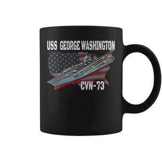 Uss George Washington Cvn-73 Aircraft Carrier Veterans Day Coffee Mug - Seseable