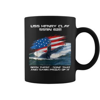 Uss Henry Clay Ssbn-625 American Flag Submarine Veteran Xmas Coffee Mug - Seseable