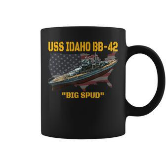 Uss Idaho Bb-42 Battleship & Ww2 American Warship Veteran Coffee Mug - Seseable