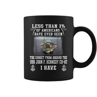 Uss John F Kennedy Cv-67 Aircraft Carrier Coffee Mug - Seseable