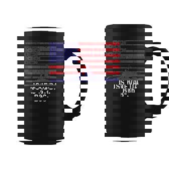 Uss Nevada Bb-36 Battleship Vintage American Flag Coffee Mug - Seseable