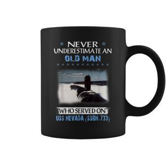 Uss Nevada Ssbn-733 Submarine Veterans Day Father Day Coffee Mug - Seseable