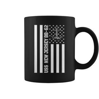 Uss New Jersey Bb-62 Battleship Veterans Day Father Grandpa Coffee Mug - Seseable