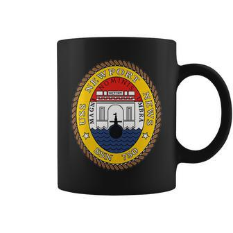 Uss Newport News Ssn-750 Nuclear Attack Submarine Coffee Mug - Seseable