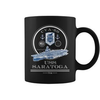 Uss Saratoga Cva-60 Naval Ship Military Aircraft Carrier Coffee Mug - Seseable