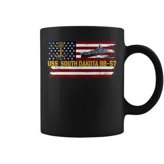 Uss South Dakota Bb-57 Ww2 Battleship Warship Veteran Father Coffee Mug - Seseable