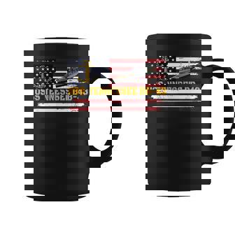 Uss Tennessee Bb-43 Ww2 Battleship Warship Veteran Fathers Coffee Mug - Seseable