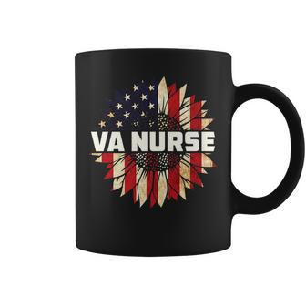 Va Nurse Real American Hero 4Th Of July Us Patriotic Vintage Coffee Mug - Seseable