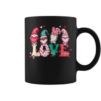 Valentine Gnomes Holding Hearts Valentines Day Gnome Love Coffee Mug - Seseable