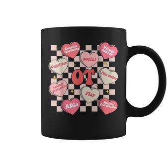 Valentines Day Heart Occupational Therapist Ot Therapy Coffee Mug | Mazezy