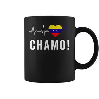 Venezuela Flag Pride Bandera Venezolana Camiseta Chamo Men Coffee Mug | Mazezy