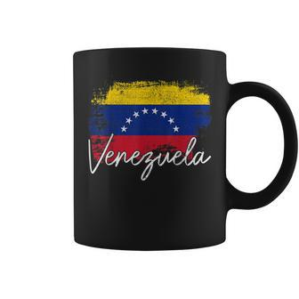 Venezuela Vintage Flag Venezuelan Pride Roots Coffee Mug | Mazezy