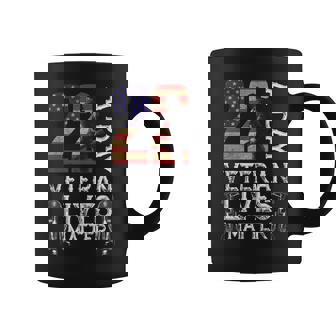 Veteran Matter Suicide Awareness Veteran 22 Day Usa Flag Coffee Mug | Mazezy
