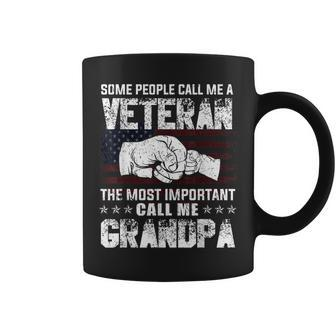 Veteran Most Important Call Me Grandpa Fathers Day Men Coffee Mug - Seseable