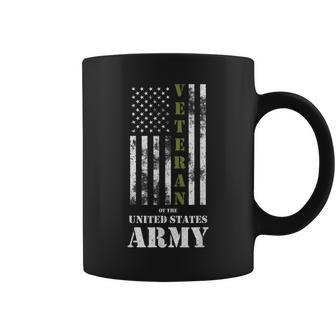 Veteran Of The United States Army Us Flag Military Veteran Coffee Mug - Seseable