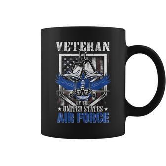 Veteran Of The United States Us Air Force American Flag Usaf Coffee Mug - Seseable