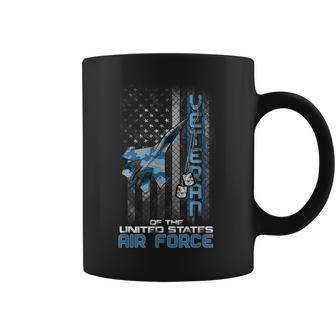 Veteran Of The United States Us Air Force American Usaf Flag Coffee Mug - Seseable