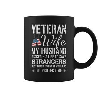 Veteran Wife Army Husband Soldier Military Proud Wife Coffee Mug | Mazezy