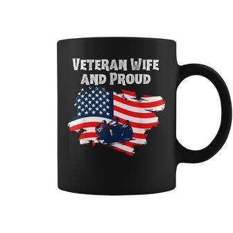 Veteran Wife Pride In Veteran Patriotic Wife Coffee Mug - Seseable