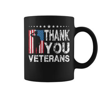 Veterans Day Gifts Thank You Veterans Us American Flag Coffee Mug - Seseable