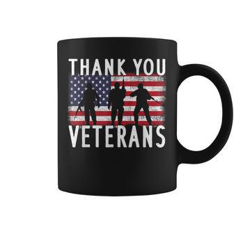 Veterans Day Thank You Veterans Usa Flag Patriotic V2 Coffee Mug - Seseable