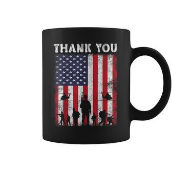 Veterans Day Thank You Veterans Usa Flag Patriotic V3 Coffee Mug - Seseable