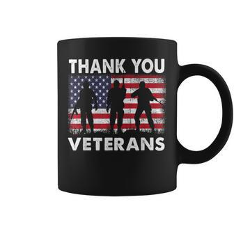 Veterans Day Thank You Veterans Usa Flag Patriotic V4 Coffee Mug - Seseable