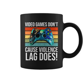 Video Games Dont Cause Violence Lag Does Coffee Mug - Thegiftio UK