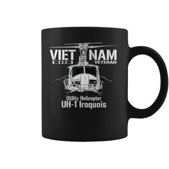 Vietnam Military Utility Helicopter Veteran Coffee Mug | Mazezy