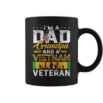Vietnam Veteran Dad Grandpa Vietnam Veteran Mens Gift Coffee Mug - Seseable