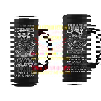 Vietnam Veteran Moms Proud Vet Son Veterans Day Coffee Mug | Seseable CA
