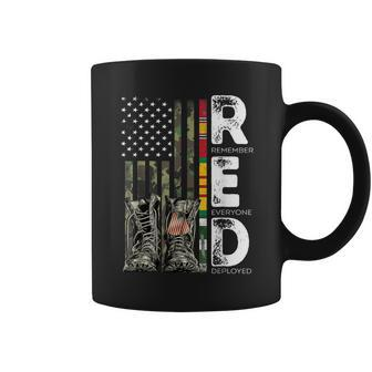 Vietnam Veteran Remember Everyone Deployed Red Friday Coffee Mug - Seseable