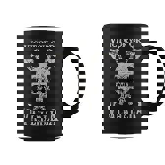 Viking Pagan Gift Norse Mythology Victory Or Valhalla Coffee Mug | Mazezy