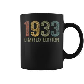 Vintage 1933 Limited Edition 90 Year Old 90Th Birthday Gifts Coffee Mug | Mazezy
