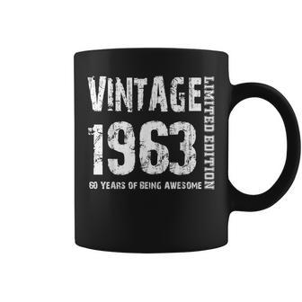 Vintage 1963 60 Years Of Being Awesome 60Th Birthday Coffee Mug | Mazezy
