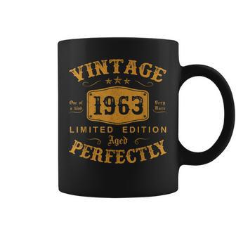 Vintage 1963 Limited Edition 60 Year Old Birthday Gifts Coffee Mug | Mazezy